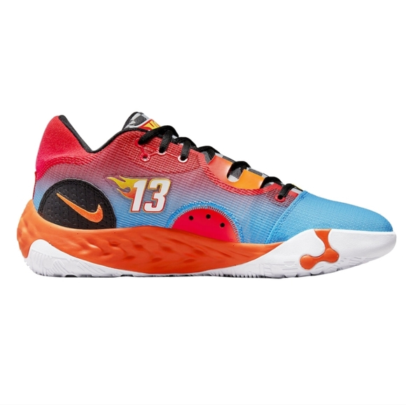 Nike PG 6 Hot Wheels Blue Paul George Basketball Shoes DH8446-400 Mens Size 11.5 - Picture 3 of 13